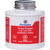 Scellant &agrave; filets avec PTFE, Bouteille &agrave; dessus brosse, 118 ml, -54°C - 150°C/-65°F - 300°F Equipex