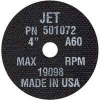 A60 POWERPLUS Cut-Off Wheel, 4" x 1/16", 5/8" Arbor, Type T1, 19100 RPM Equipex