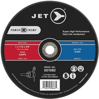 POWER-XTREME Cut-Off Wheel, 7" x 1/16", 5/8" Arbor, Type 1, 8600 RPM Equipex