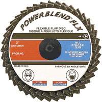 Powerblend FLX Roll-On Flap Disc, 3" x 120 Grit, Zirconia Alumina Equipex