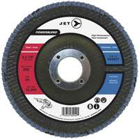 PowerBlend Flap Disc, 7" x 7/8", Type 29, Z40 Grit, Zirconia Alumina Equipex