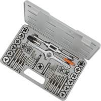 TD40HM Metric HSS Tap & Alloy Die Set, 40 Pieces Equipex