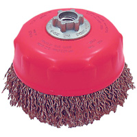 MAXI-CRIMPED Premium Crimped Wire Cup Brush Equipex