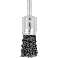 E050-20 Shaft Mounted Crimped End Brush, 1/2", 0.02" Fill, 1/4" Shank Equipex