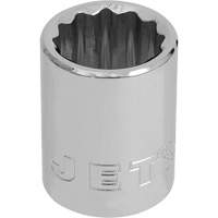 Socket, 12 mm, 3/8" Drive, 12 Points Equipex