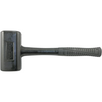 Dead Blow Hammer, 4 lbs., 14-3/4", Fibreglass/Wood/Tubular Steel Handle Equipex