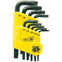 JTK-9TP Tamperproof Key Set, 9 Pcs., Torx&reg; Equipex