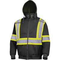 6925BK Hoodie, 3X-Large, Black Equipex