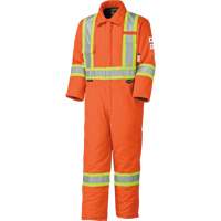 5532A Combinaison de s&eacute;curit&eacute; &agrave; haute visibilit&eacute; ignifuge et anti-arcs &eacute;lectriques, Taille 2T-Grand, Orange haute visibilit&eacute;, 58 cal/cm² Equipex