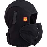 566A Flame Resistant Quilted Hardhat Liner, Black, Cotton Equipex