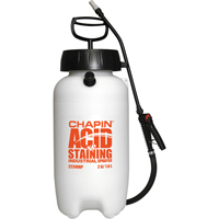 Pulv&eacute;risateurs industriels r&eacute;sistants &agrave; l'acide, 2 gal. (7,6 L), Plastique, Lance de 12" Equipex