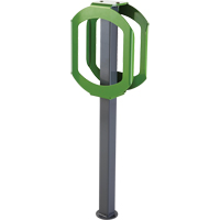 Bike Stop Bike Racks, Steel, 2 Bike Capacity Equipex