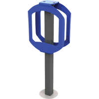Bike Stop Bike Racks, Steel, 2 Bike Capacity Equipex