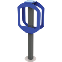 Bike Stop Bike Racks, Steel, 2 Bike Capacity Equipex