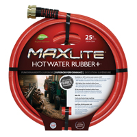 Tuyaux pour eau chaude, Caoutchouc, 5/8" dia. x 25' lo Equipex