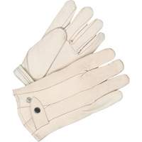 Gants classiques de cordeur, 10, Paume Cuir fleur de vache, Doubleure Molleton Equipex