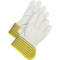Gants d'ajusteur classiques, Grand, Paume en Cuir fleur de vache, Doublure en Molleton Equipex