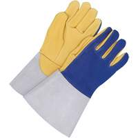 Gants pour soudeur TIG avec poignet de 5,5", Cuir fleur de daim, Taille 10 Equipex