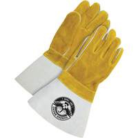 Gants pour soudeur avec poignet de 5", Cuir de vache refendu, Taille Taille unique Equipex