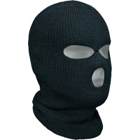Classic 3-Hole Balaclava, Acrylic, Black Equipex