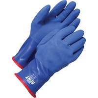 Deny Coated Gloves, Size 10, 12" L, PVC, Acrylic Inner Lining Equipex