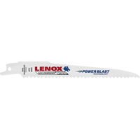 Wood Reciprocating Saw Blade, Bi-Metal, 6 TPI, 6" L x 3/4" W Equipex