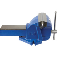 Mechanic's Vise, 8" Jaw Width, 4" Throat Depth Equipex