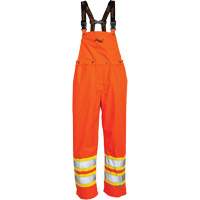 Salopette 300 deniers Journeyman, Polyester, Grand, Orange haute visibilit&eacute; Equipex