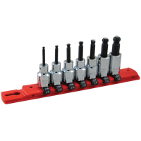 SAE Ball-Nose Socket Set, 7 Pcs Equipex