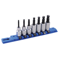 Metric Ball Nose Socket Set, 7 Pcs Equipex