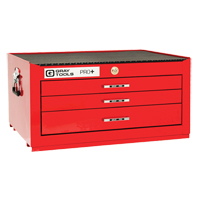 Coffre interm&eacute;diaire de s&eacute;rie PRO+, 26" la, 3 tiroirs, Rouge Equipex