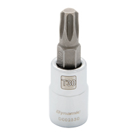 Bit Socket, Torx&reg;, T27 x 1-1/2" L, 1/4" Drive Equipex
