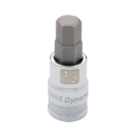 SAE Standard Bit Socket, 5/8" x 2.44" L, 1/2" Drive Equipex