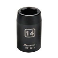 Metric Socket, Impact, 8 mm, 1/2" Drive, 6 Points Equipex