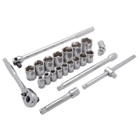 Jeu de douilles SAE, 22 Mcx, Prise de 1/2" Equipex