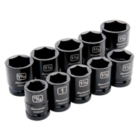 SAE Socket Set, 10 Pcs, Impact, 3/4" Drive Size Equipex