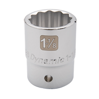 SAE Socket, 7/8", 3/4" Drive, 12 Points Equipex