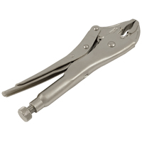 Locking Pliers, 7" Length, Curved Jaw Equipex