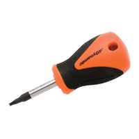 Tournevis court pour vis &agrave; t&ecirc;te carr&eacute;e creuse, Tige de #1, Ronde, 3-4/5" lo, Prise en Plastique/Bois/Coussin&eacute;e Equipex