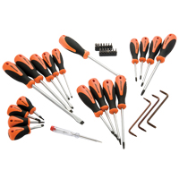 Jeu de tournevis, 36 mcx Equipex