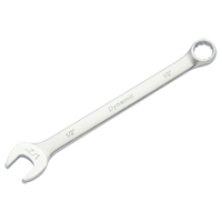 Combination Wrench, 12 Point, 1/4", Chrome Finish Equipex