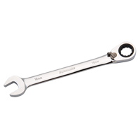 Reversible Combination Ratcheting Wrench, 12 Point, 8mm, Chrome Finish Equipex