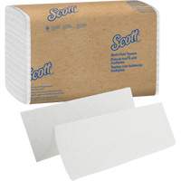 Essuie-tout &agrave; couches multiples Essential Scott, 1 pli, 9-2/5" lo x 9-1/5" la, 250 /pqt Equipex