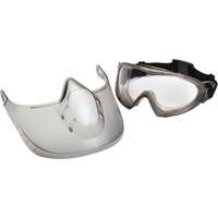 Lunettes de s&eacute;curit&eacute; Capstone Shield avec &eacute;cran facial amovible, Lentille Transparent, Antibu&eacute;e, Ventilation Directe/Ferm&eacute; Equipex