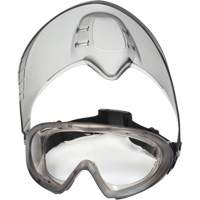 Lunettes de s&eacute;curit&eacute; Capstone Shield avec &eacute;cran facial amovible, Lentille Transparent, Antibu&eacute;e, Ventilation Directe/Ferm&eacute; Equipex