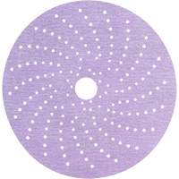 Hookit Purple Clean Sanding Disc, 6" Dia., P240 Grit, Aluminum Oxide, C-Weight Equipex