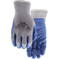 Gants enduits Stealth Blue Chip, Grand, R&ecirc;vetement Latex de caoutchouc, Calibre 10, Enveloppe en Polyester Equipex