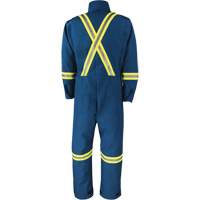 Combinaison de luxe Dupont Nomex IIIA, Taille 4T-Grand, Bleu royal, 6 cal/cm² Equipex