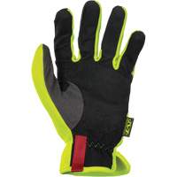 FastFit&reg; High-Visibility Work Gloves, Synthetic Palm, Size Medium/9 Equipex