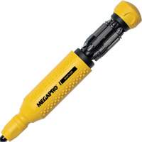 Tournevis multi embouts Original SHAFLOK 15-en-1, 8-37/50" lo, Prise Textur&eacute; Equipex